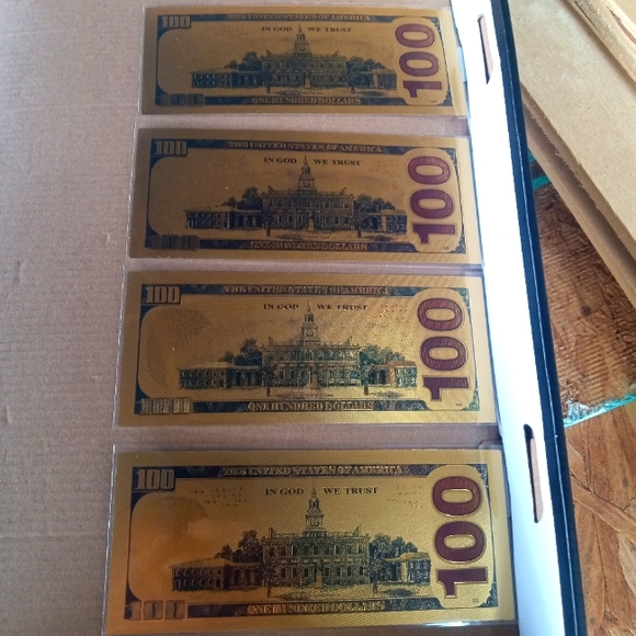 🏀🏆Kobe Bryant "24KT Gold - $100 Banknote" Card Set🏆🏀 Last Set Available! - Picture 4 of 4